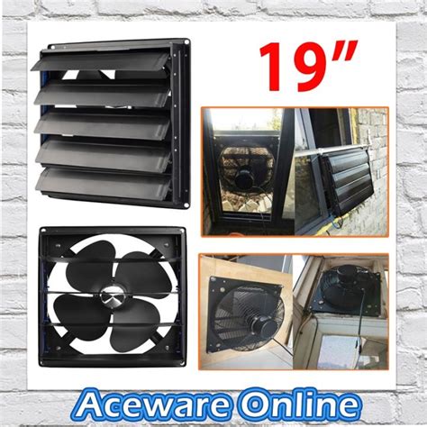 19 Inch Heavy Duty Ganaba Kitchen Louvered Square Air Ventilation Fan