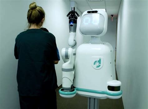 How A Medical Assistance Robot Named Moxi Is Helping Utmb Galveston Nurses