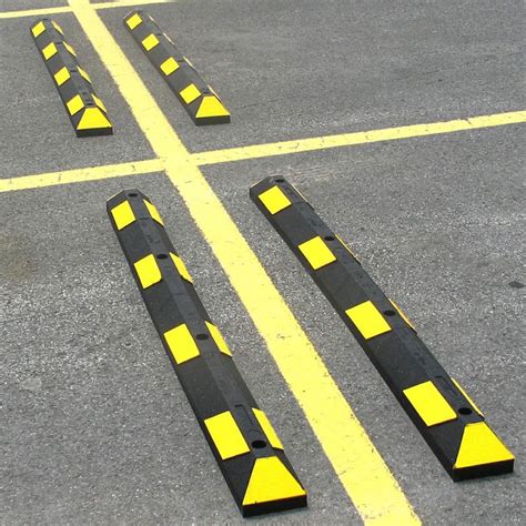 6 Black And Yellow Park It Parking Curb Discount Ramps