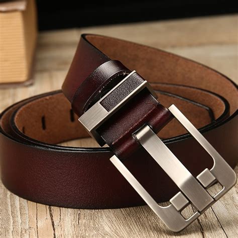 Fashion Luxury Casual Genuine Leather Mens Belts