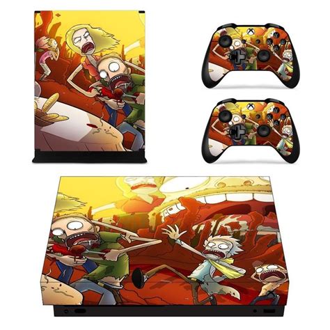 Rick And Morty Skin Sticker For Xbox One X And Controllers
