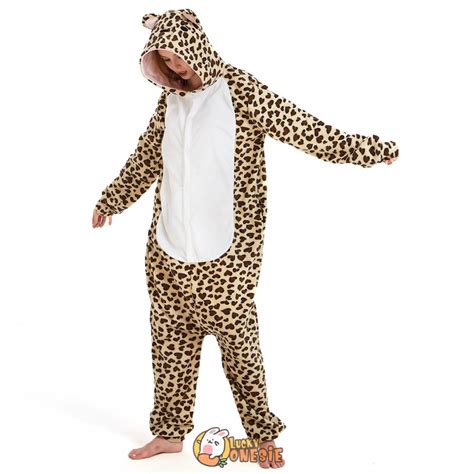 Leopard Onesie Pajamas For Adult And Teens Animal Onesies