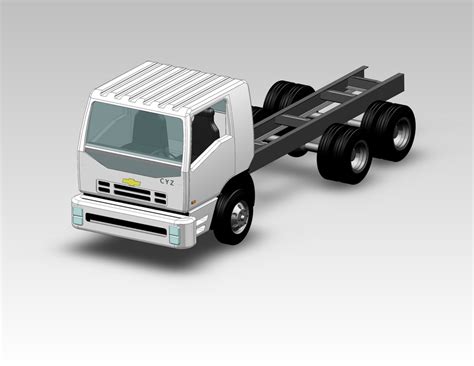 Truck 3d Cad Model Library Grabcad