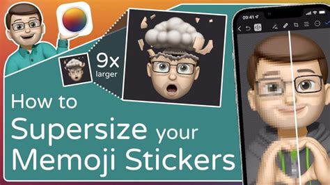Supersize Your Memoji Stickers With Pixelmator Photo Pixelmator