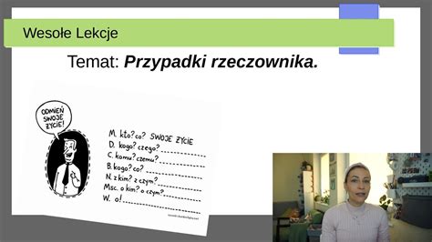 Przypadki Rzeczownika Klasa 4 Lekcja Z Nauczycielem YouTube