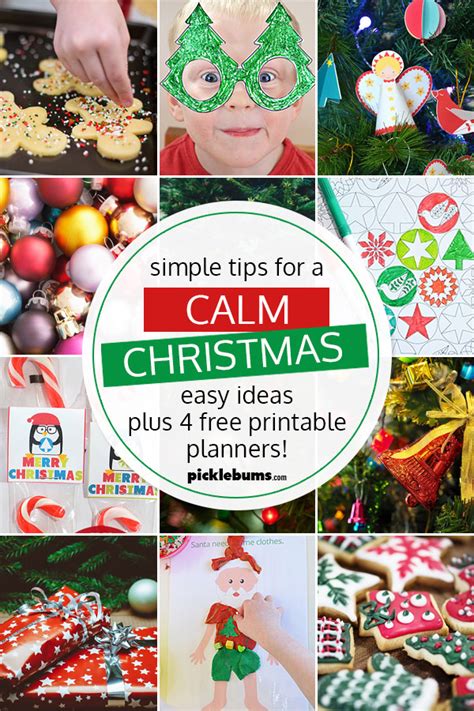 Tips For A Calm Christmas Plus Free Printable Christmas Planners