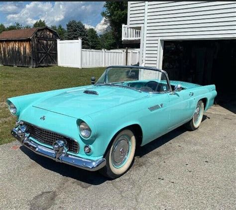 1955 Ford T-Bird Classic Collector Convertible Blue RWD Automatic