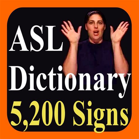 Asl Dictionary On The App Store Asl Dictionary Sign Language