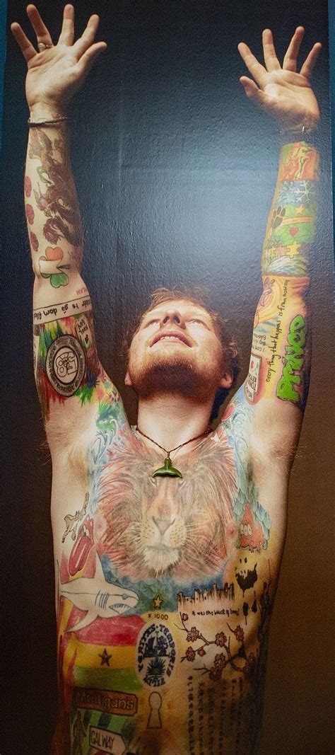 Ed Sheeran S Rise To Fame Documented By His Dad In Unseen Photos Tatuagem Ed Sheeran Ed