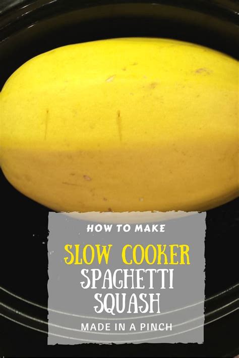 Incredibly Easy Slow Cooker Spaghetti Squash Recipe Spaghetti