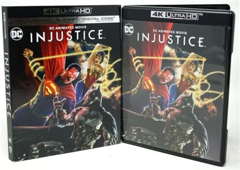 Injustice 4k Ultra Hd Blu Ray 2021 With Slipcover No Digital 1699