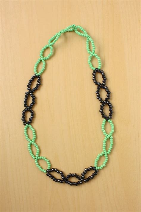 How To Make A Seed Bead Necklace Diy Tutorial Beaded Necklace Diy