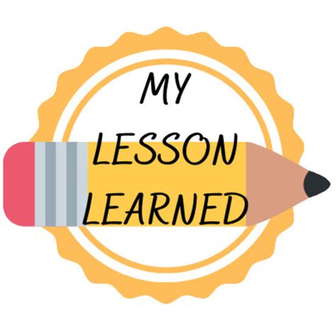 My Lesson Learned Teaching Resources Teachers Pay Teachers