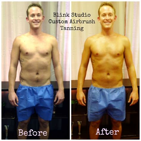 Yes Men Spray Tan Too Airbrush Tanning Tan Before And After
