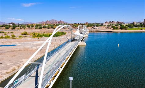 Tempe Town Lake Pedestrian Bridge American Institute Of Steel