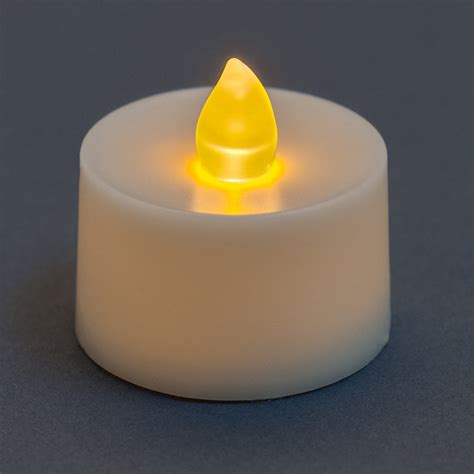 Best suitable for indirect lightings, events, showcase products, lamps etc. Battery Operated Tea Light Candle - Amber