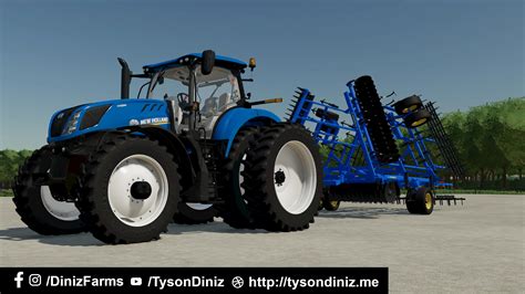 Fs22 New Holland T7 Diniz Farms Farming Simulator Modding