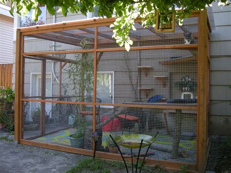 Build your own cat run or get a cat enclosure catio is where indoor cats can hang outside of their houses or apartments in an outdoor enclosure that safely keeps them awesome large diy backyard cat enclosure | cuckoo4design. Cat Enclosures And Catios, Outdoor Cat Enclosures - Catio ...