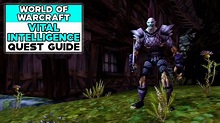 WORLD OF WARCRAFT CLASSIC VITAL INTELLIGENCE QUEST GUIDE - YouTube