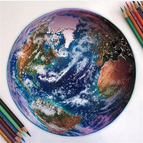 Kitslams Art Sharing The Planets Creativity Tremendous Pencilcolor