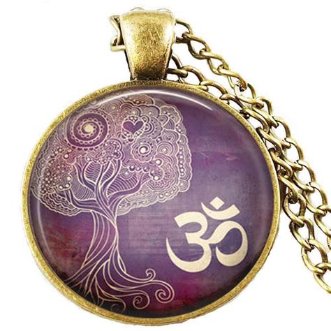 Om Pendant Necklaceom Symbol Yoga Pendant Spiritual Necklace