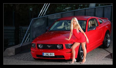 Mustang And Sexy Babe Sports Cars Photo 29807557 Fanpop