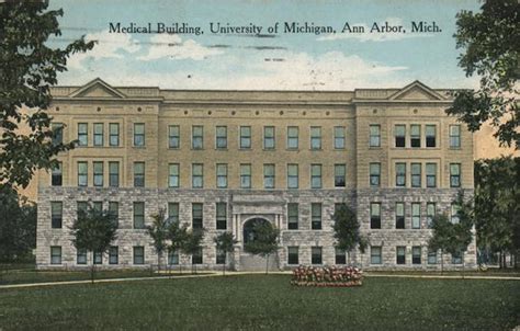 Medical Building University Of Michigan Ann Arbor Mi Postcard