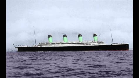 Rms Olympic In Colour High Definition Youtube