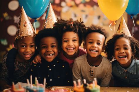 African American Party Cheerful Balloon Free Photo Rawpixel