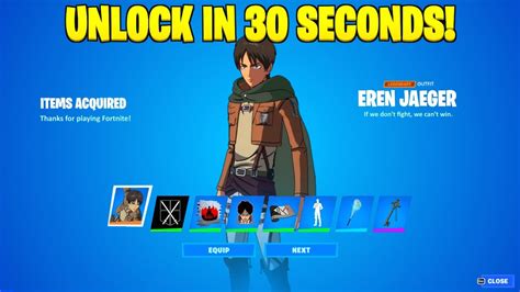 How To Complete All Eren Jaeger Quests In Fortnite Get Eren Yeager