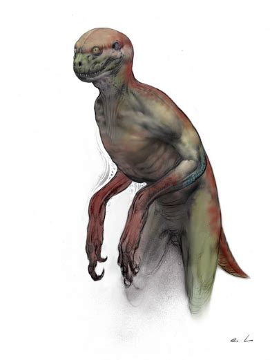 Jurassic World Dinosaur Human Hybrids Concept Art Shows A