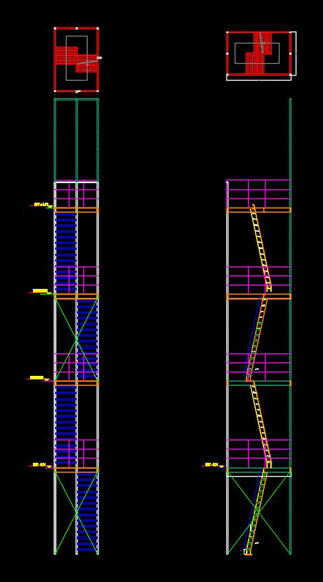 Leaning Ladder Dwg Block For Autocad • Designs Cad