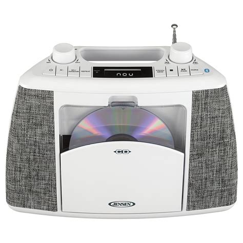 It features bluetooth wireless connectivity with nfc (near field communication) for easy pairing. Jensen Cd-565 Portable Bluetooth Cd Music System