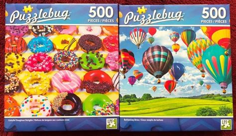 Puzzlebug 500 Piece Jigsaw Puzzle ~ Colorful Houses Along Guilford