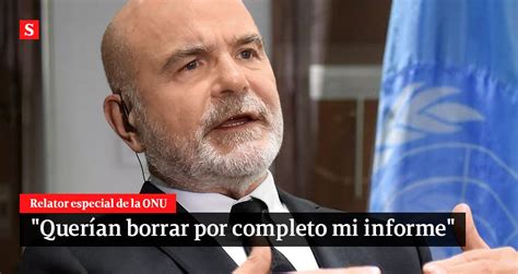 Perenne Tribu En Respuesta A La Informe Del Relator De La Onu Caballero Salario Brutal