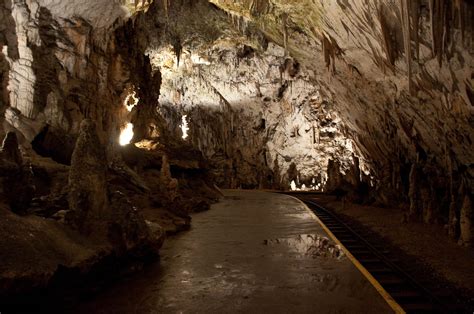 The Cave Train Track Postojna Caves Slovenia