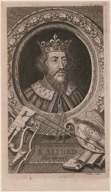 Npg D8576 King Alfred The Great Portrait National Portrait Gallery