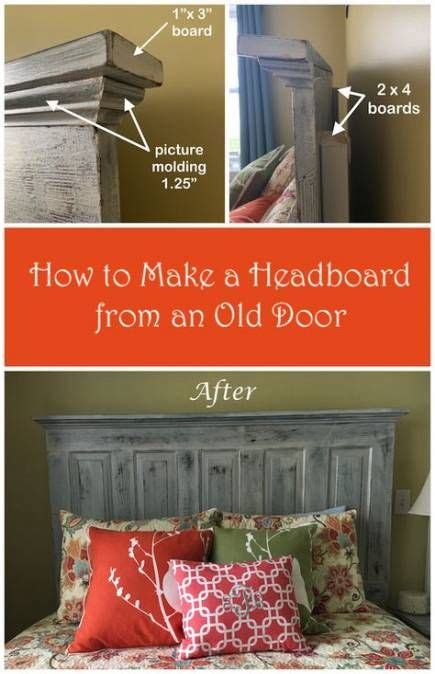 Trendy Vintage Door Headboard Diy Crown Moldings 30 Ideas Diy King