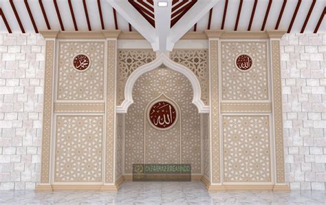 Ornamen Hiasan Dinding Masjid Farraz Visual Art