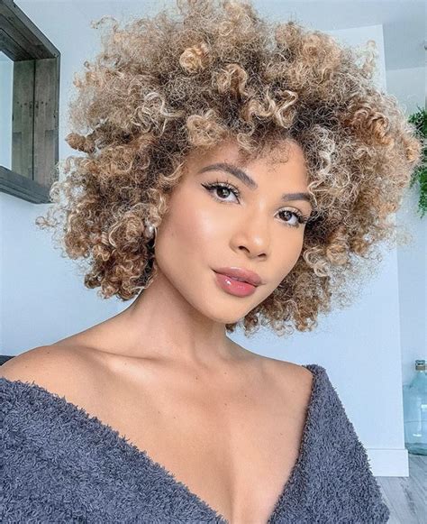 Pinterest Curlylicious Honey Blonde Hair Braids With Curls Natural Hair Styles
