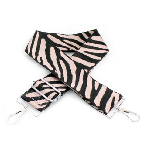 Zebra Bag Strap Blush Pink Lovely Eira