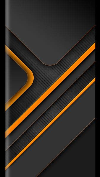 Black 134 Orange Tech Hd Phone Wallpaper Peakpx