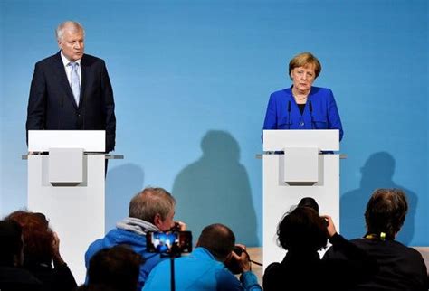 German Hard Liners Want To Close Borders Threatening Merkel Coalition