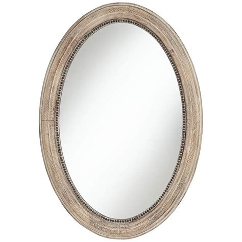 Zahra Wooden 23 12 X 34 Oval Wall Mirror 70t38 Lamps Plus