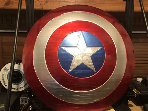 3d Printable Captain America Shield By Rob Pauza