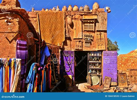 Bazaar In The Middle Of The Desert Stock Image Image Of Town Antique