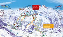 Neukirchen/Bramberg-Ski-Arena Wildkogel Piste Map / Trail Map