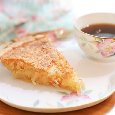 A page for fans to support paula deen. French Coconut Pie - A Fork's Tale