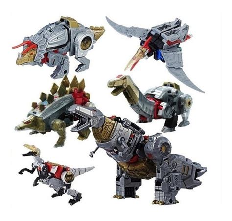 volcanicus transformers power of primes combiner 6 dinobots meses sin intereses