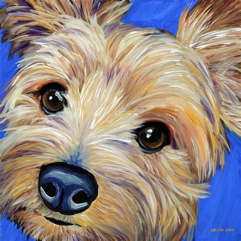 Yorkshire Terrier Painting By Melissa Smith Fine Art America
